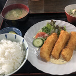 朝日屋食堂 - イカフライ定食