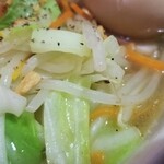 塩そば専門店 桑ばら - 野菜そば ～あの肉入り～