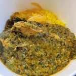 SPICY CURRY 魯珈 - サグ★秋鮭』～ほうれん草たっぷり濃厚カレー～