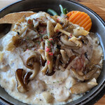 ウト・ウーク - ５種のキノコハンバーグ　1400円