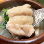 日本ばし さく間 - 鱧（はも）のみぞれ鍋 下に隠れた豆富がまた旨い！