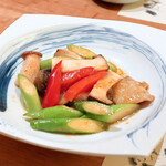 寿司処 福家 - あわびとアスパラバター焼き