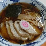 市役所レストラン パティオ - チャーシュー麺アップ