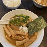 麺や 麗 - しょうゆラーメン+トッピング　めん+