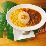 足湯カフェ もみの湯 - 本場スリランカカレー 1430円