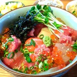 ミハラ キッチン - ■海鮮ユッケ丼定食