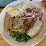 煮干らーめん 川むら - まぜそば(300g/ニンニク&マヨ) 850円