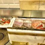 ペレグリーノ - 炭火焼き場まで撮影ＯＫ!  希少なシブ鯛ですがこの後ハプニングが…