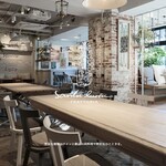 トラットリア サンタルチア - 中央テーブル席