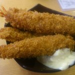 回転寿司　喜楽 - 海老フライ（４尾）