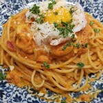 蟹が得意な洋麺屋 PASTA - ピリ辛カルボナーラ