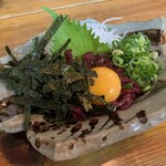 谷町 一味禅 - 馬刺しユッケ（￥680）