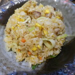 喜多方ラーメン大安食堂 - この半チャーハンがめちゃ美味しかった