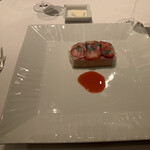 ル・マノアール・ダスティン - シャンパンの為(ソーテルヌの為?）にあるようなオードブル