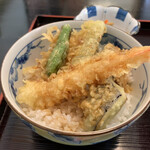 食事処 えんどう - 半天丼アップ