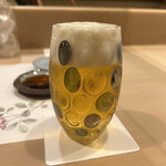 うを徳 - 生ビールジョッキ　800円