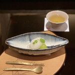 研覃 ほりべ - シャインマスカットとシャンパンのシャーベット