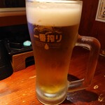 海ぼうず本店 - 2021年7月　生ビール　570円