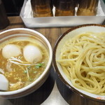 つけめん 恵那く - カレー味玉つけ麺