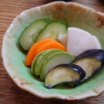 かぶと - お新香