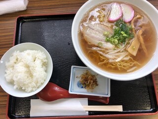 Resutoram miki - ラーメン小ライス