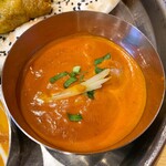 つきカレー&ナンハウス - 2カレーセット 1390円
            バターチキンカレー