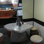 御清水庵 - 利用したテーブル席