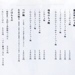 飯田商店 - メニュー表