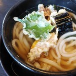 うどん万福 - 野菜天うどん