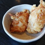 うどん万福 - とり天