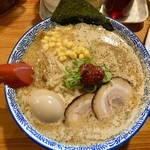 門つる - 「味玉白味噌ラーメン」@1000