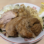 自家製麺 まさき - 【2021.10.23】ごってりブタ増し‼️