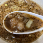 自家製麺 まさき - 【2021.10.23】つけ汁。