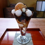 みやけ 旧鴻池邸表屋 - 黒蜜きなこパフェ