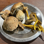 A e B - シャントレル、クルメル、ポルチーニ