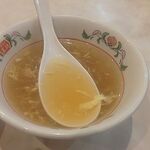 餃子の王将 - とろみのついたスープ