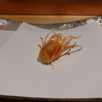 にい留 - 海老頭の素揚げ