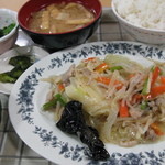 Toukyou Katei Saibansho Nai Shokudou - 塩野菜炒め定食　５２０円
