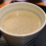 染地台 藪蕎麦 - 蕎麦湯