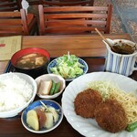 喜楽亭 - 料理写真:メンチカツ定食