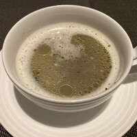 The Grill on 30th - 茸のスープ カプチーノ仕立て