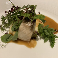 The Grill on 30th - カンパチのグリル 醤油風味のブールブランソース