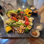エンボカ - 薪窯焼　野菜の盛り合わせ