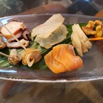 エンボカ - 自家製スモークの盛り合わせ（魚介）