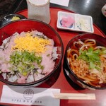 Kanaya - ネギトロ丼と小うどん