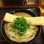 うどん 丸香 - かけ 温(380円) と 上天(100円)