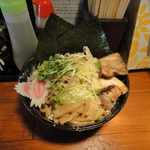 武蔵野アブラ學会 - 特濃油そばダブル盛り