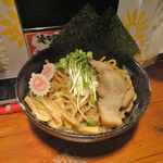 武蔵野アブラ學会 - 武蔵野油そばダブル盛り