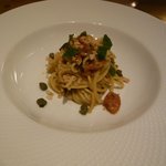 IL TEATRINO DA SALONE - パスタ１：タリオリーニ ラグー アッフミカート(2012.11)