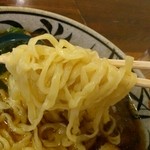 珈琲園 - 喜多方ラーメンの麺